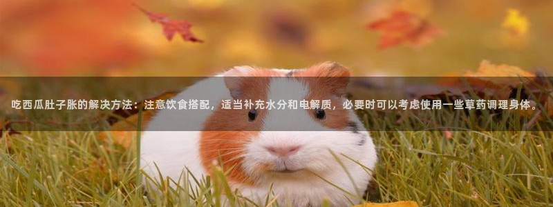 贝贝瓜可以炒着吃吗:吃西瓜肚子胀的解决方法:注意饮食搭配,适当补充水分和电解质,必要时可以考虑使用一些草药调理身体。